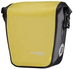Wodoodporna torba boczna na bagażnik ROCKBROS. Żółte torebki klasyczne damskie ROCKBROS, bez wzorów, z materiału, bez dodatków. Za 288.80 zł.