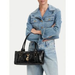 Torebka Badura. Czarne torebki klasyczne damskie Badura, bez wzorów, bez dodatków. Za 249.99 zł.