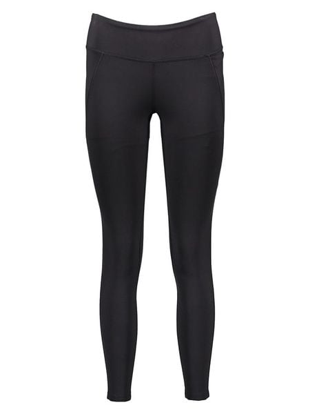 Reebok Legginsy sportowe "LM Mills Lux" w kolorze czarnym rozmiar: S. Czarne legginsy damskie Reebok, s, bez wzorów, outdoorowe. Za 131.43 zł.