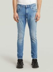 G-Star Dżinsy - Skinny fit - w kolorze błękitnym rozmiar: W36/L34. Niebieskie jeansy męskie G-Star. Za 257.92 zł.