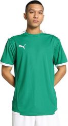 Koszulka Puma Team Liga. Białe t-shirty sportowe męskie Puma, m, z materiału, bez ramiączek, do piłki nożnej. Za 79.43 zł.