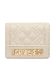 LOVE MOSCHINO Portfel JC5601PP1OLA0110 Écru. Portfele damskie Love Moschino, bez wzorów, ze skóry. Za 449.99 zł.