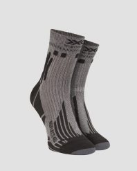 Skarpety X-Socks Run Speed Reflect 4.0. Szare skarpetki damskie X-Socks, bez wzorów, z materiału. Za 60.00 zł.
