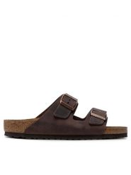 Birkenstock Klapki Arizona Bs 0052531 Brązowy. Brązowe klapki i japonki męskie Birkenstock, z nubiku. Za 399.00 zł.