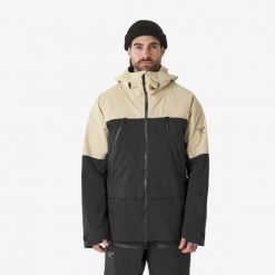 Kurtka narciarska męska Simond FR900 freeride. Brązowe kurtki męskie SIMOND, l, bez wzorów, bez kaptura, narciarskie. Za 879.99 zł.