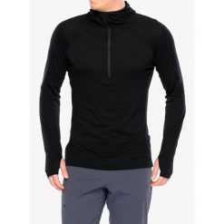 Bluza z zamkiem męska Inov-8 Merino Hoodie HZ. Czarne bluzy bez kaptura męskie Inov-8, m. Za 487.99 zł.
