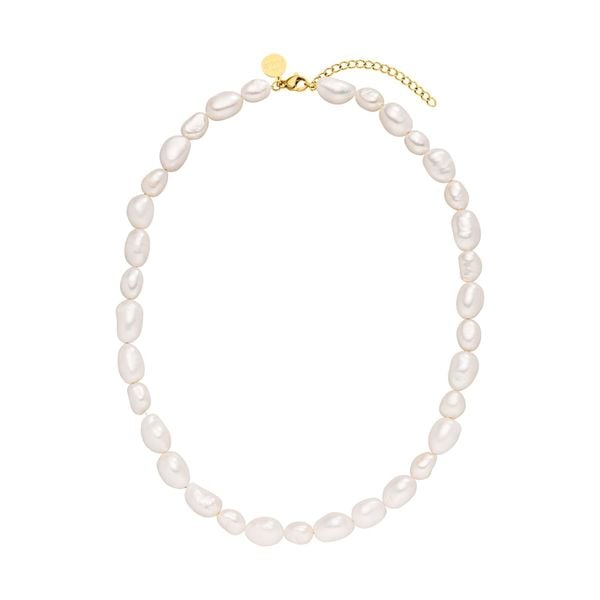 Purelei Purelei Naszyjnik Z Pereł Keshi Moonlight Naszyjniki 1 ct Damski. Białe naszyjniki damskie Purelei, pozłacane. Za 271.29 zł.
