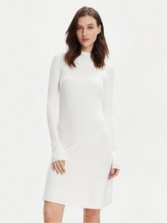 Max Mara Leisure Sukienka dzianinowa Pireo 2416321017 Biały Regular Fit. Białe sukienki damskie Max Mara Leisure, xs, bez wzorów, z dzianiny, bez kołnierzyka, bez ramiączek. Za 609.99 zł.