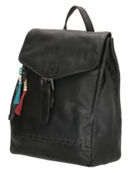 Micmacbags Skórzany plecak "Friendship" w kolorze czarnym - 25 x 32 x 12 cm rozmiar: onesize. Czarne plecaki damskie micmacbags, bez wzorów, z materiału. Za 334.95 zł.
