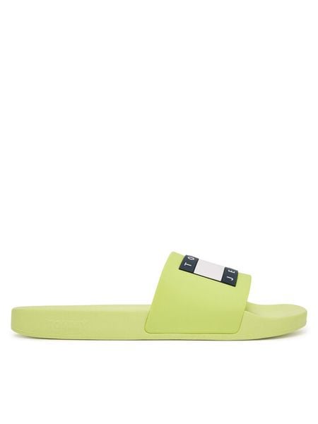 Tommy Jeans Klapki Tommy Jeans Pool Slide Ess EM0EM01191 Żółty. Żółte klapki i japonki męskie Tommy Jeans, z jeansu. Za 189.99 zł.