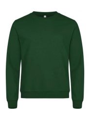 Clique Miami Roundneck — unisexowa bluza z bawełny i recyclatu. Zielone bluzy bez kaptura męskie CLIQUE, s, z bawełny. Za 164.62 zł.