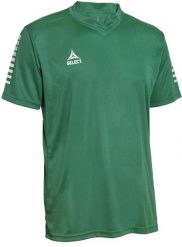 Koszulka piłkarska poliestrowa męska Select PISA zielona. Zielone t-shirty sportowe męskie Select, m, z materiału, bez ramiączek, do piłki nożnej. Za 101.60 zł.