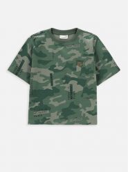 Coccodrillo T-Shirt WC4143203NAK Zielony Regular Fit. Zielone t-shirty chłopięce COCCODRILLO, bez wzorów, z bawełny, bez ramiączek. Za 39.99 zł.