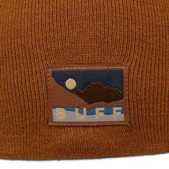 Czapka BUFF KNITTED BEANIE LILON LONG COPPER. Brązowe czapki męskie Buff, z aplikacjami, z dzianiny, eleganckie. Za 94.99 zł.