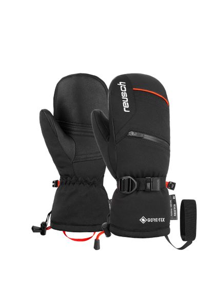 Rękawiczki dla dzieci Reusch Colin Gtx. Czarne rękawiczki dziecięce REUSCH, z gore-texu, bez ramiączek. Za 395.70 zł.