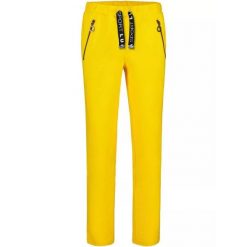 Szorty Damskie Luhta Jantoniemi. Żółte spodnie dresowe damskie Luhta, bez wzorów, sportowe. Za 369.00 zł.