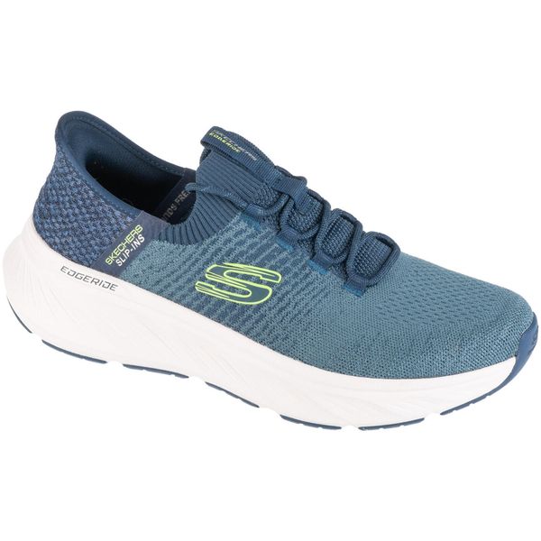 Buty sportowe Sneakersy męskie, Slip-Ins: Edgeride - Raygo. Niebieskie buty sportowe na co dzień męskie Skechers, bez zapięcia, trekkingowe. Za 279.99 zł.