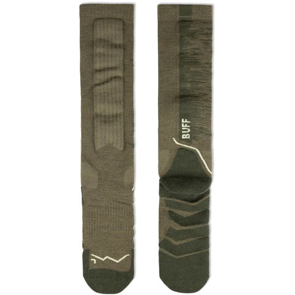Skarpetki Buff MERINO HW OVER THE CALF SOCKS HWO2. Czarne skarpetki damskie Buff, bez wzorów, z elastanu. Za 159.90 zł.
