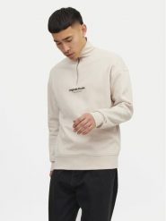 Jack & Jones Bluza Vesterbro 12241777 Beżowy Relaxed Fit. Brązowe bluzy bez kaptura męskie Jack & Jones, m, z syntetyku. Za 199.99 zł.