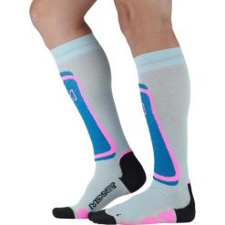 Skarpetki Monnet Fusion. Czerwone skarpetki damskie MONNET, bez wzorów. Za 224.50 zł.