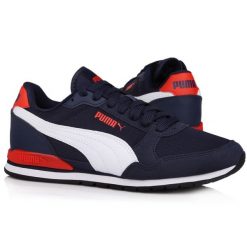 Buty damskie sportowe do chodzenia PUMA ST RUNNER V3 MESH. Białe buty sportowe na co dzień damskie Puma, bez wzorów, z materiału, trekkingowe. W wyprzedaży za 159.00 zł.
