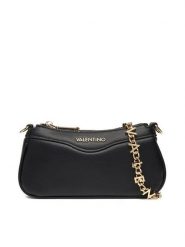 Valentino Torebka Elly VBS9IP13 Czarny. Czarne listonoszki damskie Valentino, bez wzorów, ze skóry, bez dodatków. Za 359.99 zł.