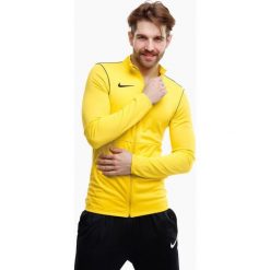 Bluza treningowa męska Nike Dry Park 20 Knit Track. Żółte bluzy bez kaptura męskie Nike, bez wzorów, sportowe, bez kołnierzyka, bez ramiączek. Za 116.00 zł.