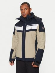 Aulp Kurtka narciarska Shane Beżowy Regular Fit. Brązowe kurtki narciarskie i snowboardowe damskie Aulp, m, bez wzorów, z syntetyku, bez kaptura, narciarskie. Za 689.99 zł.