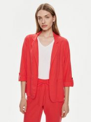 Vero Moda Marynarka Jesmilo 10279700 Różowy Regular Fit. Czerwone marynarki i żakiety damskie Vero Moda, l, bez wzorów, ze lnu. Za 129.99 zł.