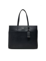 Calvin Klein Torebka Ck Must Medium Shopper W/Pocket K60K613019 Czarny. Czarne shopper bag damskie CALVIN KLEIN, bez wzorów, ze skóry, bez dodatków. Za 349.99 zł.