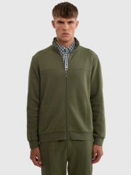 Bluza męska rozpinana ze stójką khaki Wlador 303. Zielone bluzy bez kaptura męskie Big Star, l, z materiału. W wyprzedaży za 199.99 zł.