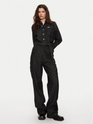 Lee Kombinezon Chore 112356511 Czarny Relaxed Fit. Czarne kombinezony damskie Lee, l, bez wzorów, z bawełny, bez kołnierzyka, bez ramiączek. Za 289.99 zł.