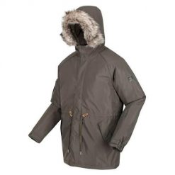 Kurtka uniwersalna męska Regatta Winterparka Salinger Iii. Brązowe kurtki męskie Regatta, m, bez wzorów, z syntetyku, klasyczne, z kapturem. Za 384.00 zł.