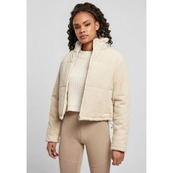 Kurtka damska Urban Classics corduroy puffer. Białe kurtki damskie Urban Classics, l, bez wzorów, z puchu, bez kaptura. Za 280.50 zł.