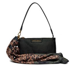 Torebka Just Cavalli. Czarne torebki klasyczne damskie Just Cavalli, bez wzorów, bez dodatków. Za 309.99 zł.