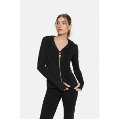Bluza sportowa Windy Cradiobunny rozpinana. Czarne bluzy bez kaptura damskie Cardio Bunny. Za 79.99 zł.
