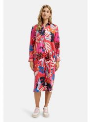 Smith & Soul Sukienka w kolorze czerwonym ze wzorem rozmiar: M. Czerwone sukienki damskie Smith & Soul, m, bez wzorów, z bawełny, bez kołnierzyka, bez ramiączek, midi. Za 252.99 zł.