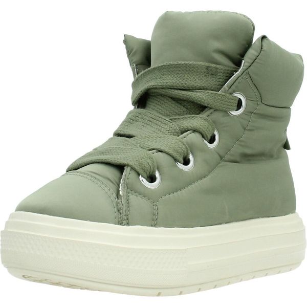 Buty CONVERSE CHUCK TAYLOR ALL STAR ELEMENTS BOOT HI Zielony. Zielone obuwie treningowe damskie Converse, na fitness i siłownię. Za 445.10 zł.