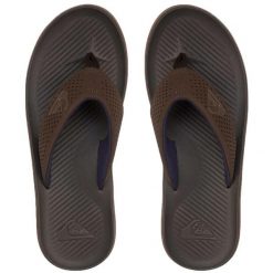 Japonki plażowe męskie Quiksilver Haleiwa Plus. Brązowe klapki i japonki męskie Quiksilver. Za 64.49 zł.