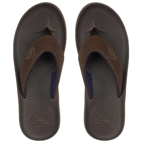 Japonki plażowe męskie Quiksilver Haleiwa Plus. Brązowe klapki i japonki męskie Quiksilver. Za 64.49 zł.