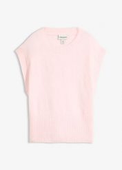 Kamizelka oversize. Czerwone kamizelki damskie bonprix, z dzianiny. Za 72.99 zł.