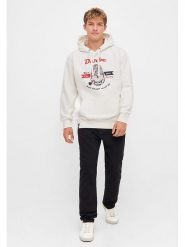 Derbe Bluza w kolorze białym rozmiar: XL. Białe bluzy z kapturem męskie Derbe, xl, z bawełny. Za 196.24 zł.