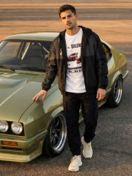 Spodnie cargo jogger - czarny. Czarne spodnie materiałowe męskie Sinsay, bez wzorów. Za 99.99 zł.