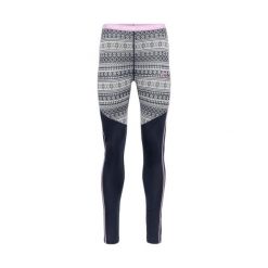 Damskie legginsy Kari Traa Mina. Niebieskie legginsy damskie Kari Traa, bez wzorów, na fitness i siłownię. Za 389.00 zł.