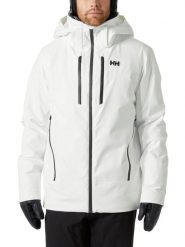 Kurtka Narciarska Męska Helly Hansen Steilhang 2.0. Białe kurtki męskie Helly Hansen, m, bez wzorów, z poliesteru, bez kaptura, narciarskie, primaloft. Za 2,239.20 zł.