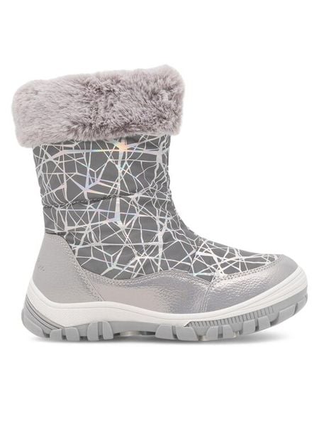 Nelli Blu Kozaki AVO-TM2088-008 Srebrny. Szare kozaki dziewczęce Nelli Blu, bez wzorów, z materiału, bez obcasa. Za 149.99 zł.