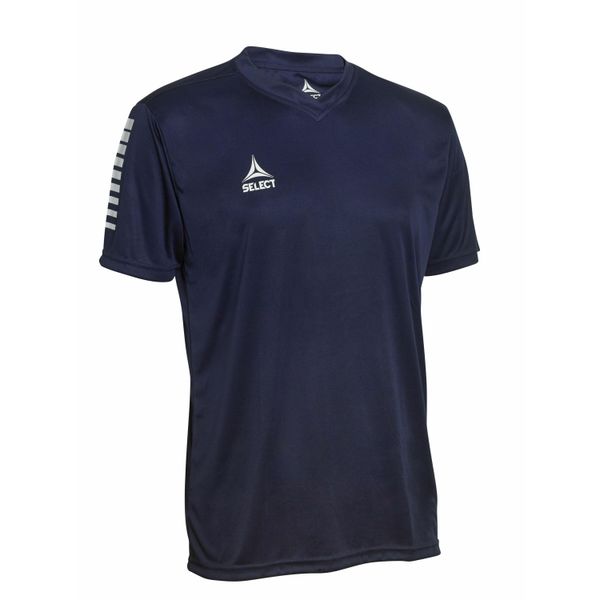 SELECT Koszulka PISA navy. Niebieskie t-shirty sportowe męskie Select, m, z materiału, bez ramiączek, do piłki nożnej. Za 101.60 zł.