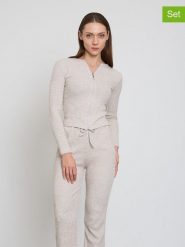 BGN 2-częściowy zestaw w kolorze beżowym rozmiar: 34. Brązowe kardigany damskie BGN, bez wzorów. Za 152.99 zł.