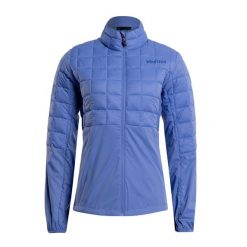 Kurtka hybrydowa damska Marmot Echo Featherless Hybrid. Niebieskie kurtki damskie Marmot, m, bez wzorów, bez kaptura. Za 419.99 zł.
