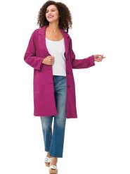 Heine Płaszcz przejściowy w kolorze różowym rozmiar: 40. Różowe płaszcze damskie Heine, bez wzorów, z wełny. Za 188.40 zł.